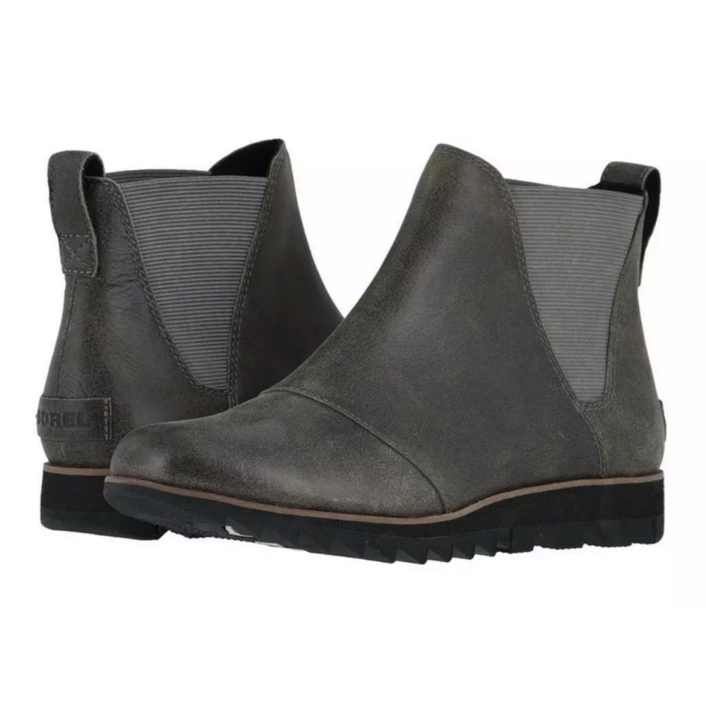 NEW SOREL Harlow Always Quarry Chelsea Boots